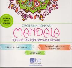 Çizgilerin Dünyası Mandala Çocuklar İçin Boyama Kitabı Bulut Eğitim