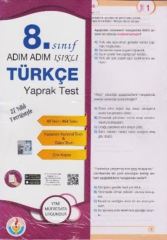 Adım Adım 8. Sınıf Türkçe Yaprak Test Bilal Işıklı Yayıncılık