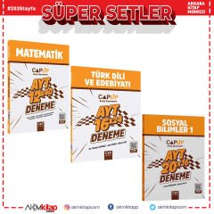 Çap Yayınları AYT Matematik Edebiyat ve Sosyal Bilimler Deneme Seti 3 Kitap