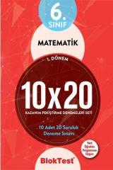6.Sınıf 1.Dönem Matematik 10*20 Kazanım Pekiştirme Denemeleri Seti BlokTest Yayınları