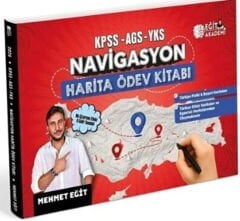 KPSS MEB AGS TYT AYT Coğrafya NAVİGASYON Harita Ödev Kitabı Mehmet Eğit