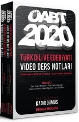 2020 KPSS ÖABT Türk Dili ve Edebiyatı Öğretmenliği Modüler Video Ders Notları Seti Benim Hocam Yayınları