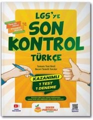 8. Sınıf LGS ye Son Kontrol Türkçe Şeker Portakalı Yayınları