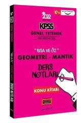 2022 KPSS Lisans Genel Yetenek Geometri ve Sayısal Mantık Kısa ve Öz Ders Notları Yargı Yayınları