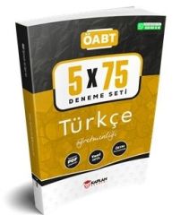 2021 ÖABT Türkçe Öğretmenliği 5 x 75 Deneme Tamamı PDF Çözümlü Kaplan Akademi