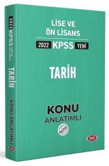 2022 KPSS Lise Ön Lisans Tarih Konu Anlatımı Data Yayınları