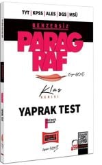 TYT KPSS ALES DGS MSÜ Benzersiz Paragraf Klas Serisi Tamamı Çözümlü Yaprak Test Yargı Yayınları