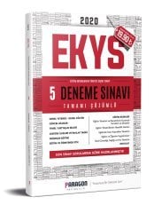 2020 EKYS Okul Müdür ve Müdür Yardımcılığı Tamamı Çözümlü 5 Deneme Sınavı Paragon Yayıncılık