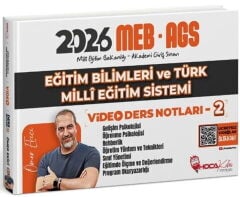 MEB AGS Eğitim Bilimleri ve Türk Milli Eğitim Sistemi Video Ders Notları 2 Hoca Kafası