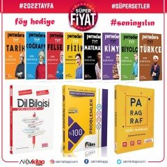 2022 Tayfa Pomodoro Konu ve AKM Paragraf Dil Bilgisi ile Fides Problemler Soru Bankası Seti