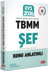 2026 GYS TBMM Şef Konu Anlatımlı Data Yayınları