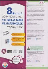 Adım Adım 8. Sınıf T.C. İnkılap Tarihi ve Atatürkçülük Yaprak Test Bilal Işıklı Yayıncılık