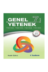 7.Sınıf Genel Yetenek Kitabı Bilgi Küpü Yayınları
