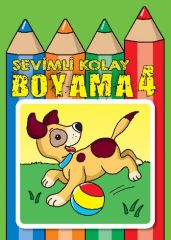 Sevimli Kolay Boyama 4 Parıltı Yayınları