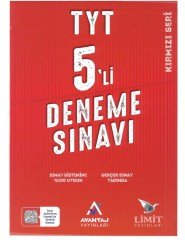 2021 TYT 5 li Deneme Kırmızı Seri Limit Yayınları