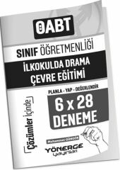 ÖABT Sınıf Öğretmenliği İlkokulda Drama ve Çevre Eğitimi 6x28 Deneme Çözümlü Yönerge Yayınları