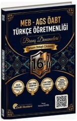 ÖABT MEB AGS Türkçe Öğretmenliği 16 lı Branş Deneme Özdil Akademi