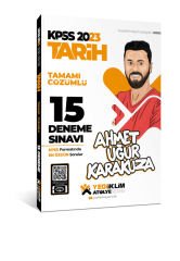 2023 KPSS Atölye Serisi Tarih Tamamı Çözümlü 15 Deneme Sınavı Yediiklim Yayınları