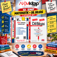 Acil Yayınları 10. Sınıf Acil Matematik Tema Öğretim Fasikülleri ve AKM Dil Bilgisi Soru Bankası Seti 2 Kitap