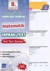 8. Sınıf Matematik Yaprak Test YENİ Bulut Eğitim