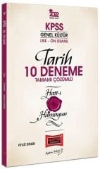 2022 KPSS Lise Ön Lisans Genel Kültür Hatt ı Hümayun Tarih Tamamı Çözümlü 10 Deneme Yargı Yayınları