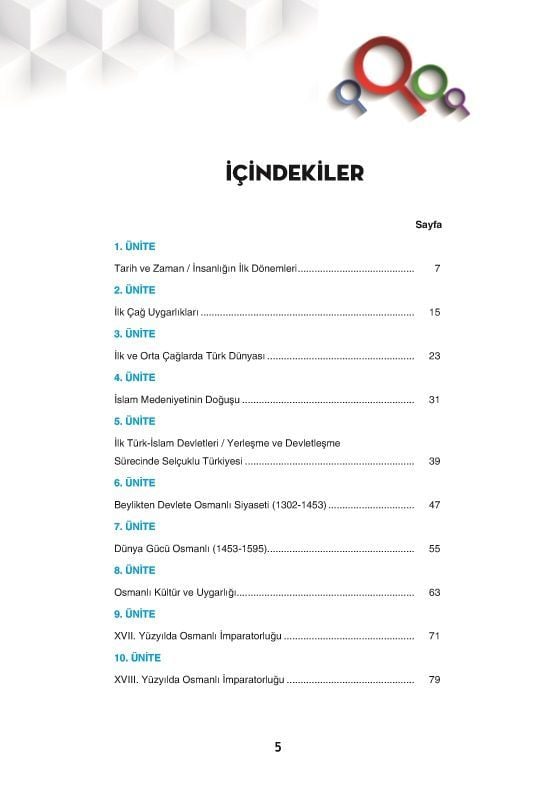 TYT Tarih Soru Bankası Hız ve Renk Yayınları