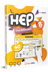 8. Sınıf Haftalık HEP Fen Bilimleri 40 Deneme Hiper Zeka