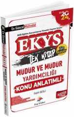 2024 MEB EKYS Müdür ve Müdür Yardımcılığı Konu Anlatımı Tek Kitap Dizgi Kitap