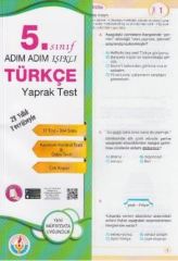 5.Sınıf Adım Adım Işıklı Türkçe Yaprak Test Bilal Işıklı Yayınları