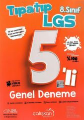8. Sınıf LGS Tıpatıp 5 Deneme Çalışkan Yayınları