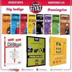 2022 Tayfa Pomodoro Konu ve AKM Paragraf Dil Bilgisi ile A Yayınları Son 20 Yıl Problemler Çıkmış Sorular Seti