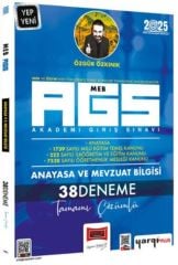 2025 MEB AGS Anayasa ve Mevzuat Bilgisi Tamamı Çözümlü 38 Deneme Yargı Yayınları