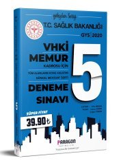 2020 GYS Sağlık Bakanlığı VHKİ MEMUR Konu ve Mevzuat Özetli 5 Deneme Sınavı Paragon Yayıncılık