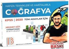 2020 KPSS Tüm Adaylar İçin Hafıza Teknikleri ve Haritalarla Coğrafya Lüks Kuşe Baskı Benim Hocam Yayınları