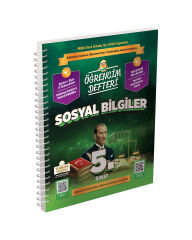 5.Sınıf Sosyal Bilgiler Öğrencim Defteri Murat Eğitim Yayınları