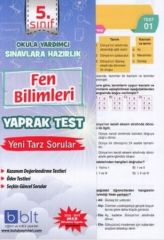 5. Sınıf Fen Bilimleri Yaprak Test YENİ Bulut Eğitim