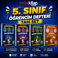 Murat Eğitim Yayınları 5.Sınıf Öğrencim Defteri Seti 4 Kitap