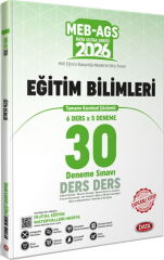 2026 MEB AGS Eğitim Bilimleri Ders Ders Karekod Çözümlü Deneme Sınavları Data Yayınları