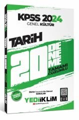 2024 KPSS Genel Kültür Tarih Tamamı Çözümlü 20 Deneme Yediiklim Yayınları
