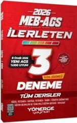 2026 MEB AGS Tüm Dersler İlerleten 3 Deneme Yönerge Yayınları
