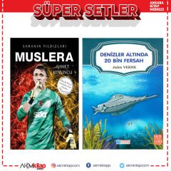 Sahanın Yıldızları Muslera ve Denizler Altında 20 Bin Fersah Seti 2 Kitap