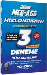 2026 MEB AGS Tüm Dersler Hızlandıran 3 Deneme Yönerge Yayınları