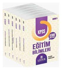 2021 KPSS Eğitim Bilimleri Konu Anlatımlı Modüler Set Lider Yayınları