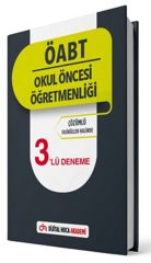 ÖABT Okul Öncesi Öğretmenliği 3 Deneme Çözümlü Dijital Hoca Akademi