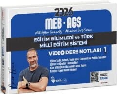 2026 MEB AGS Eğitim Bilimleri ve Türk Milli Eğitim Sistemi Video Ders Notları 1 Hoca Kafası
