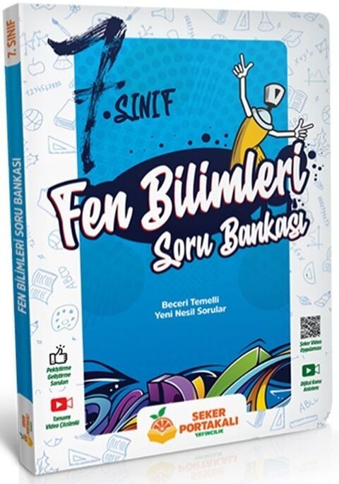 7. Sınıf Fen Bilimleri Soru Bankası Şeker Portakalı Yayınları