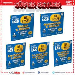 Muba Yayınları 2023 8.Sınıf LGS 1.Dönem Hasat Zamanı Deneme Seti 5 Kitap