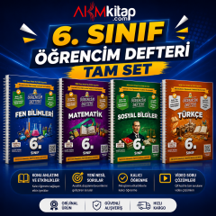 Murat Eğitim Yayınları 6.Sınıf Öğrencim Defteri Seti 4 Kitap