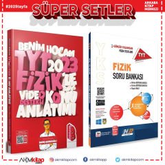 Benim Hocam 2023 TYT Fizik Video Destekli Konu ve Hız Renk Soru Bankası Seti 2 Kitap