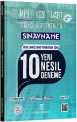 ÖABT MEB AGS Türkçe Öğretmenliği Sınavname 10 Deneme Türkçe ÖABTDEYİZ